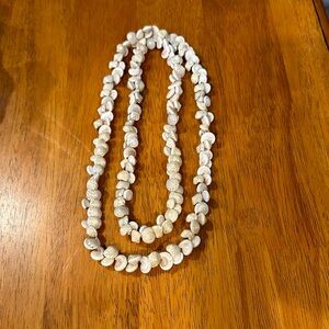 Shell necklace from Oahu. 38” in total